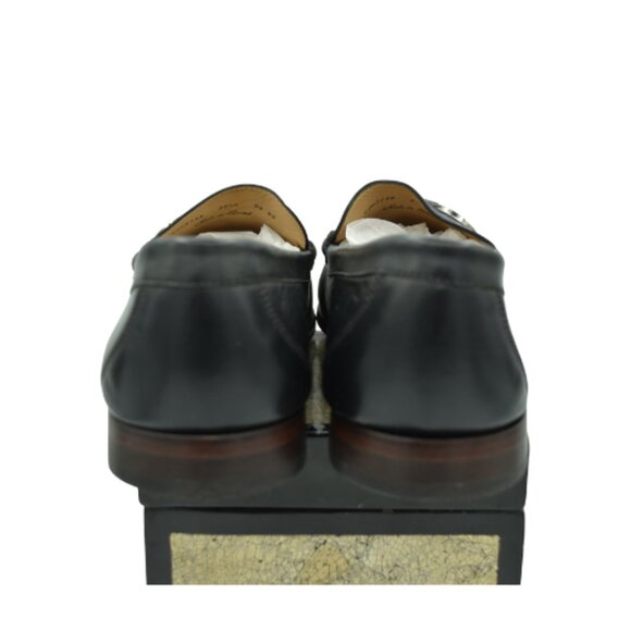 Martin Dingman Black Horse-Bit Leather Loafer - Picture 3 of 5